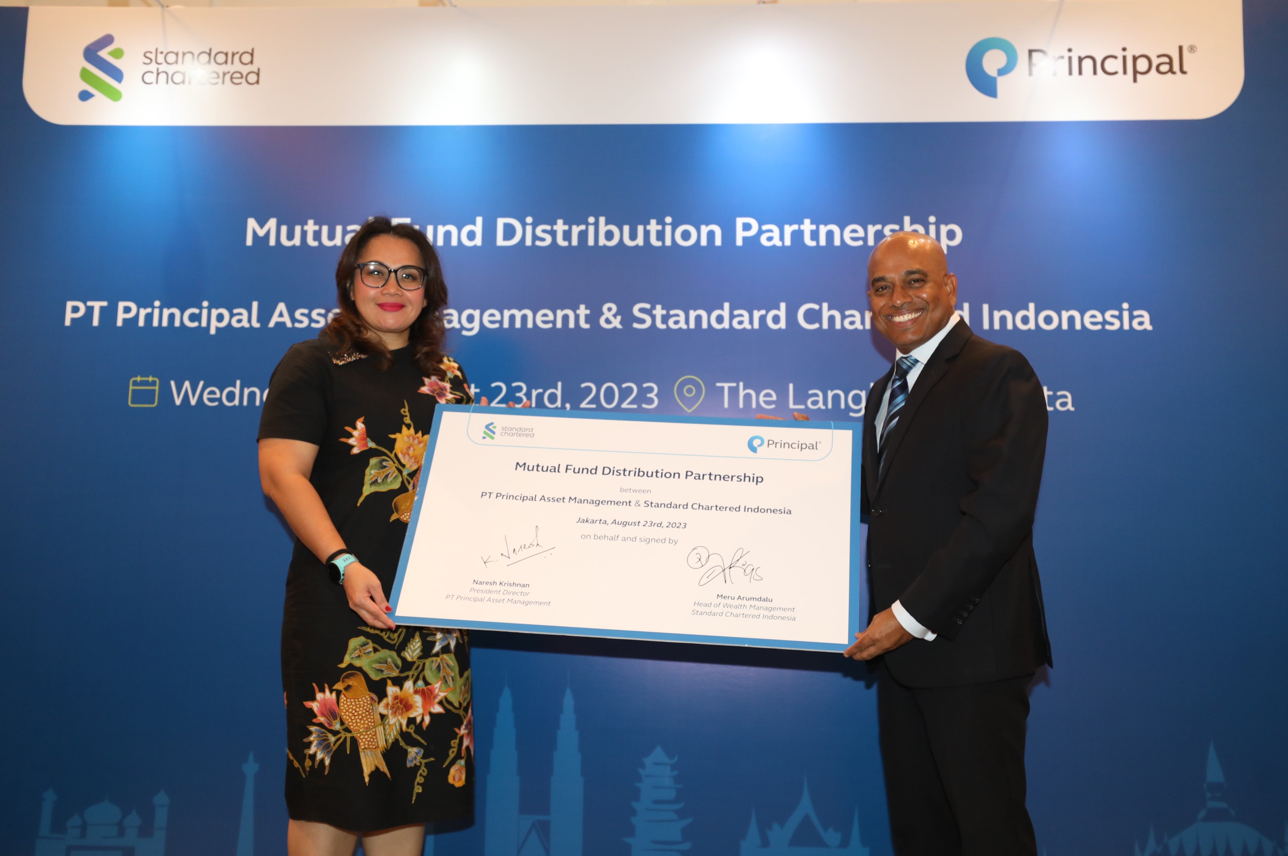 Principal Asset Management Indonesia Mengukuhkan Kerja Sama dengan Standard Chartered Indonesia sebagai Mitra Distribusi 