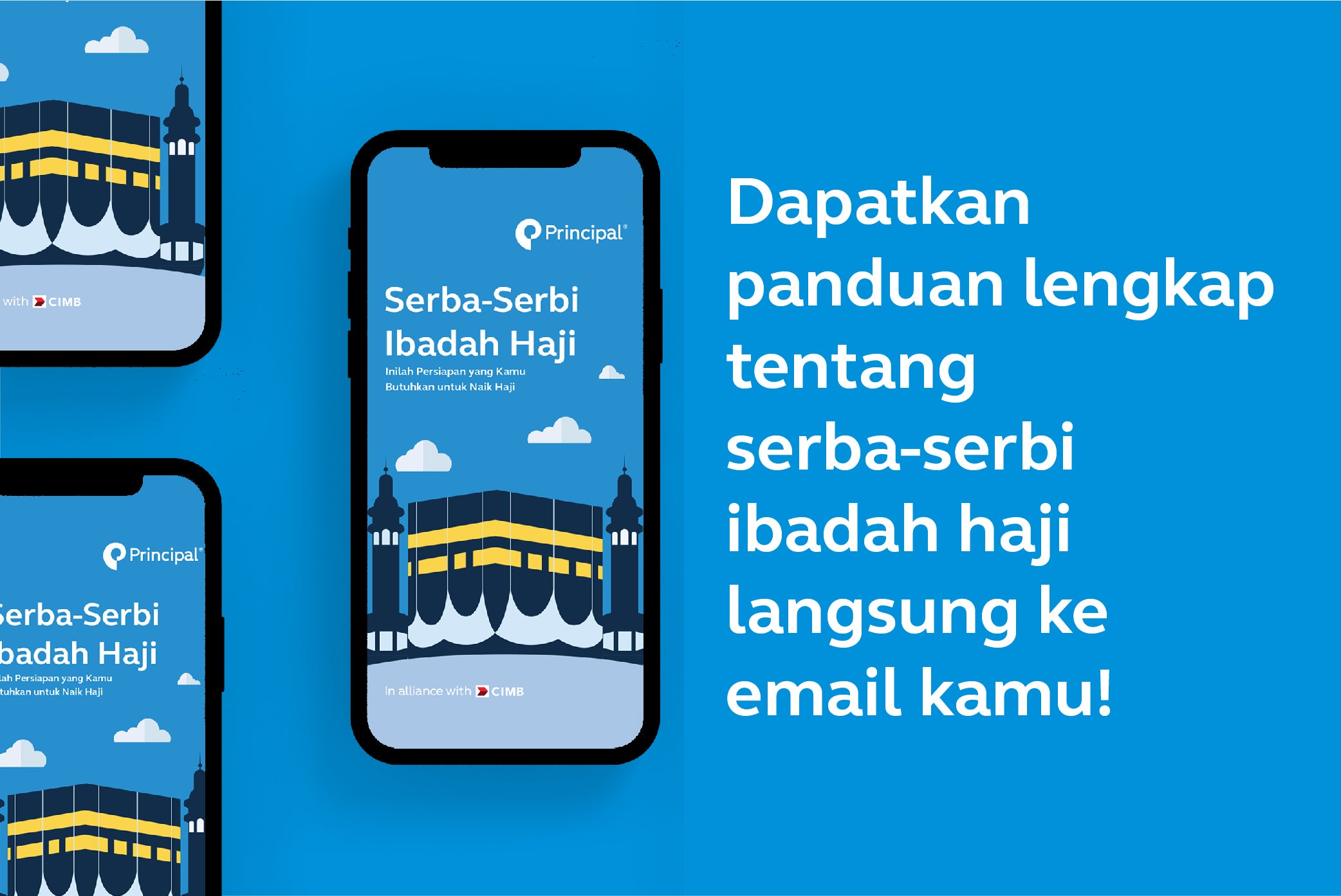 Dapatkan informasi haji terkini langsung ke email kamu.