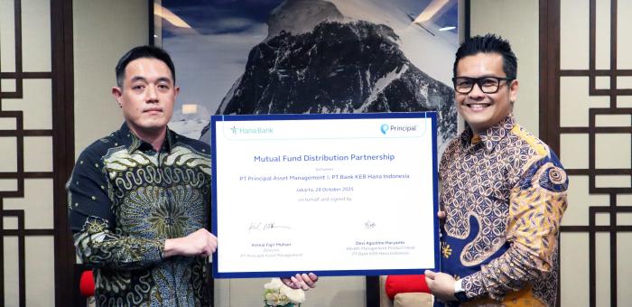 Principal Indonesia Perluas Akses untuk Investasi Reksa Dana Melalui Kerja Sama Distribusi Reksa Dana dengan PT Bank KEB Hana Indonesia